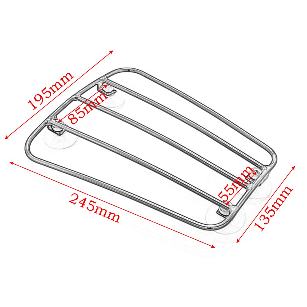 BstXqty Universal Metal Motorcycle Fuel Tank Filler Cover