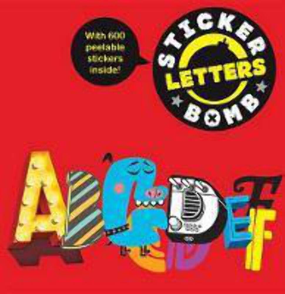 Stickerbomb Letters