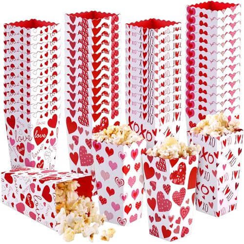 Boîtes à popcorn en carton MIMIND pour fête | Lot de 100