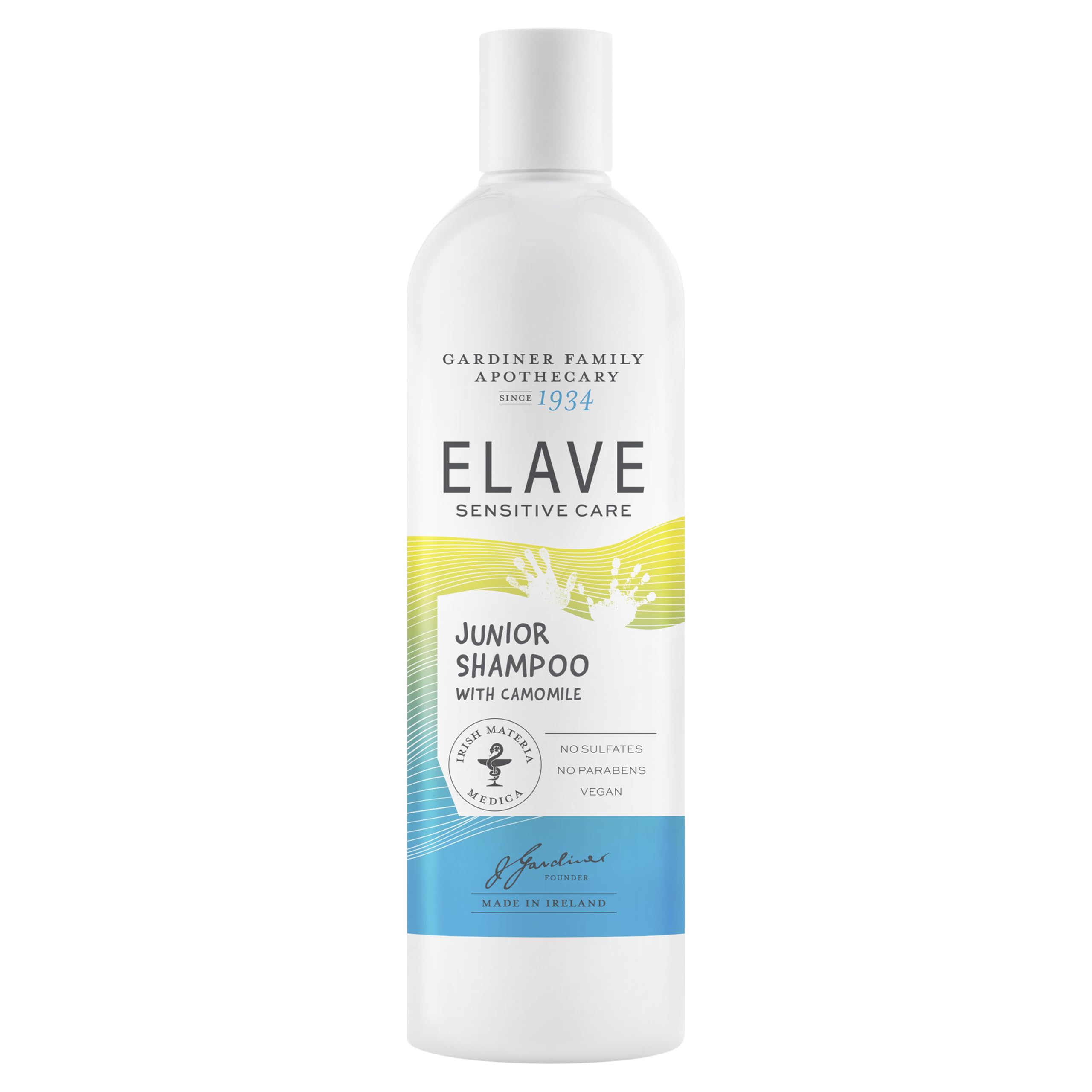 Elave Junior Sensitive Shampoo, 250 Ml - With Chamomile & Glycerin For Children Sensitive Scalp, Allergy‑Prone Or Delicate Hair