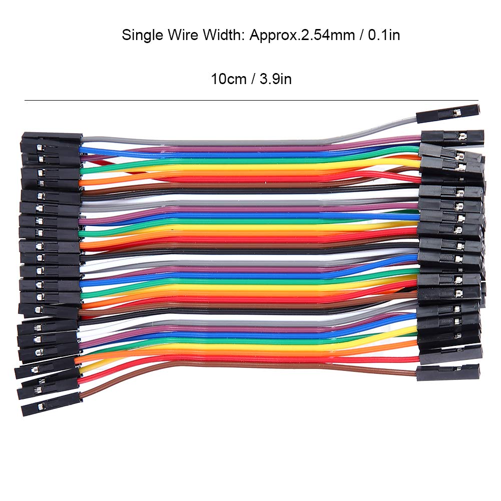 Kit De Connexion électronique 840 Fils Breadboard Jumper Mâle-Mâle - 14 Longueurs Différentes De 2mm à 125mm | Kit Électronique Avec Boîte De Rangement Wire Jumper