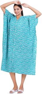 MENMAII Women's Full Open| Front Buttoned Multipurpose Kaftans for Pregnancy/Elderly/Patient/Feeding Purposes|Full/Calf Le... Price In India