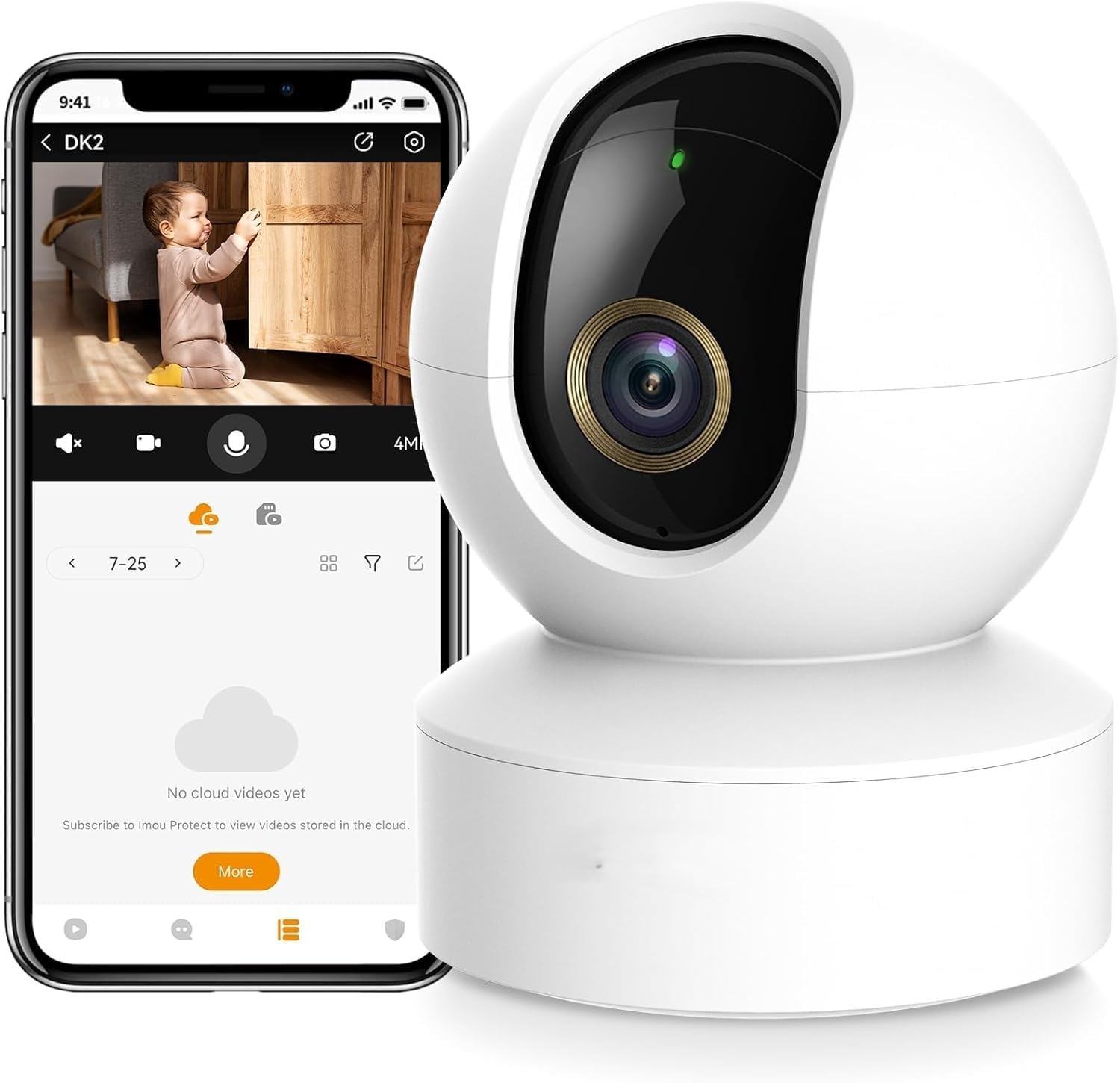 4MP 2.5K QHD Image Smart CCTV Security WiFi Camera for Home, 360° Coverage, AI Human Detection, Siren Alarm, Night Vision 10M, 2-Way Talk, Get 256GB SD Card Free-image-24
