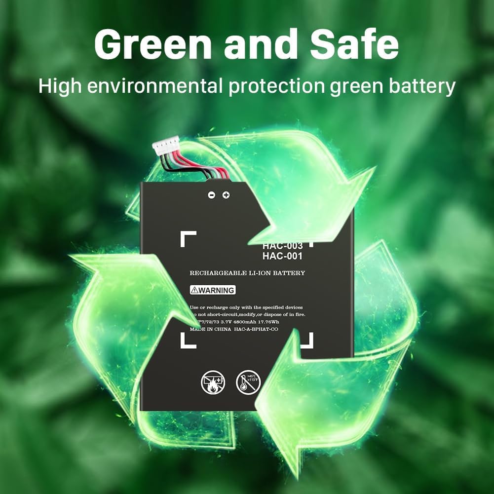 Batteria di ricambio HAC-003 da 4400 mAh per 2017 Nintendo Switch Console Handheld HAC-001 per console di gioco batteria ad alta capacità con kit di strumenti di riparazione