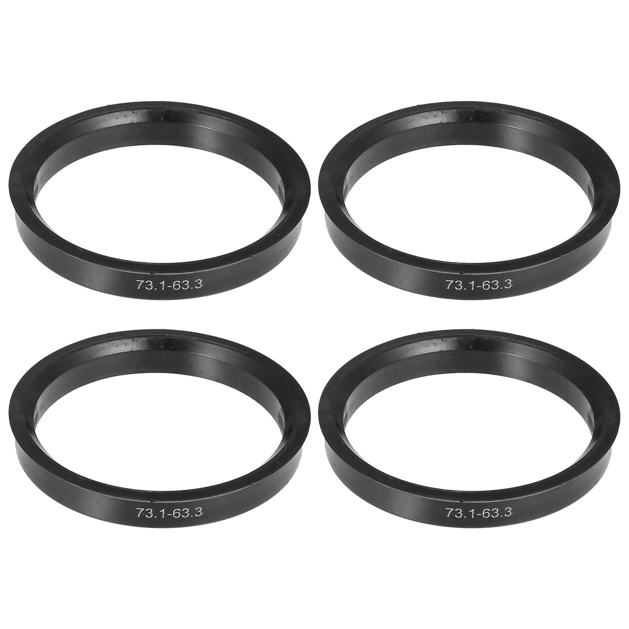 ACROPIX Hub Centric Rings 73.1mm To 63.4mm - 4 Pack Black Wheel - View #6