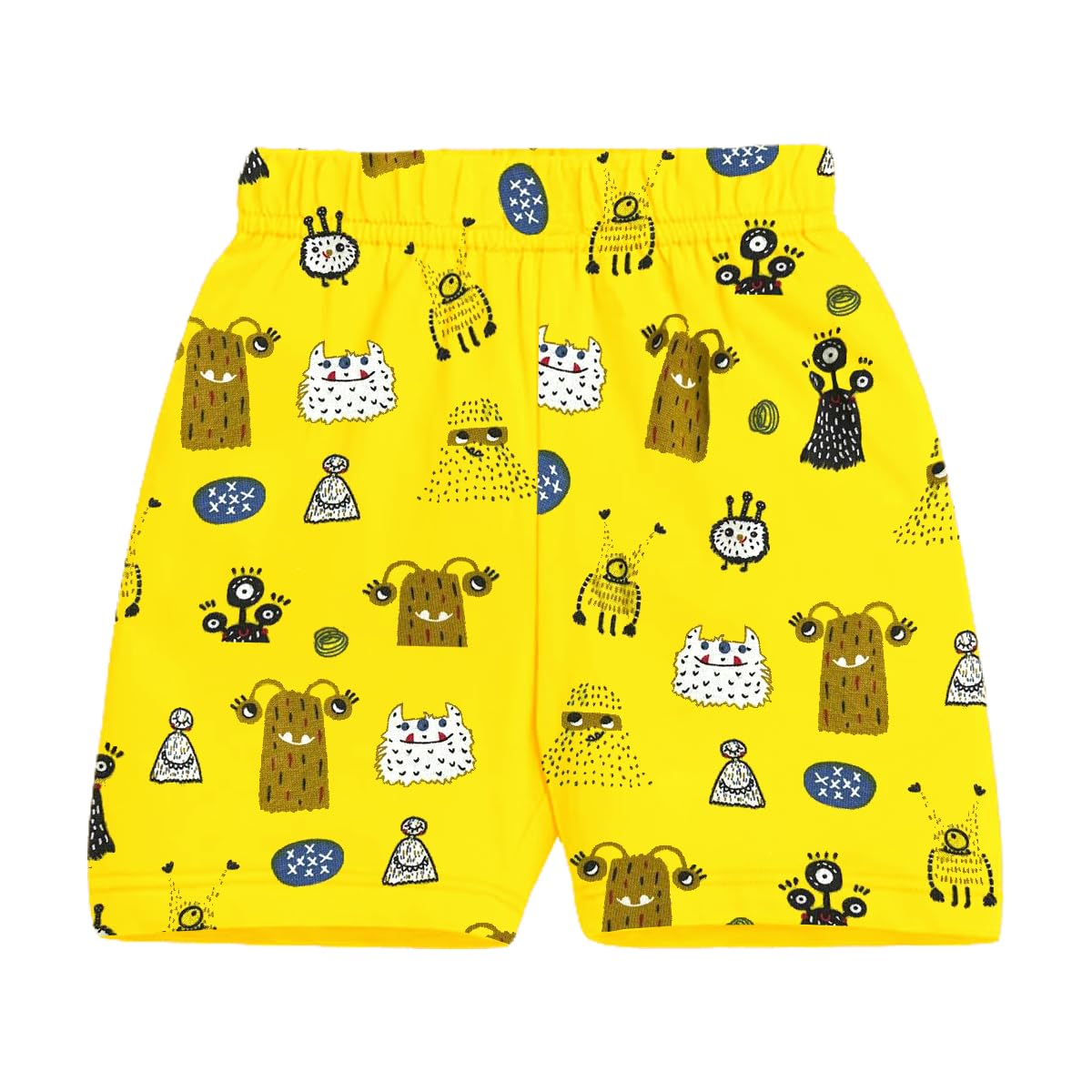 Kuchipoo Boys Regular Fit Cotton Shorts (KUC-SHT-142, Multicolor, 4-5 Years) - Pack of 5 4