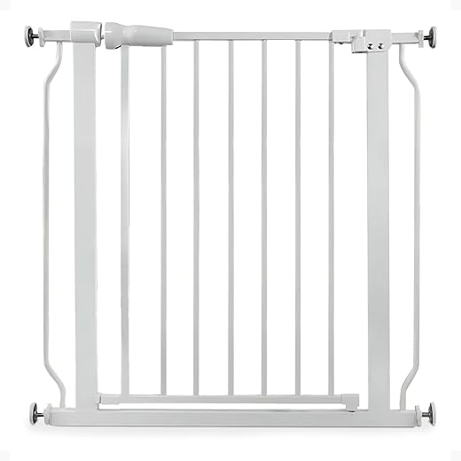 BalanceFrom Walk Thru Safety Gate for Baby and Pets, Doorways, Stairways, Hallways, Fits 29.1-33.8 Inch Openings, 36 Inch Height, Graphite