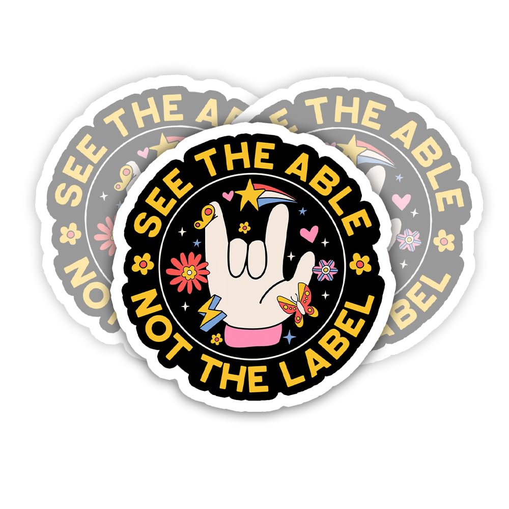 Amazon.com: SODAVA (3Pcs) SPED Teacher See The Able Not The