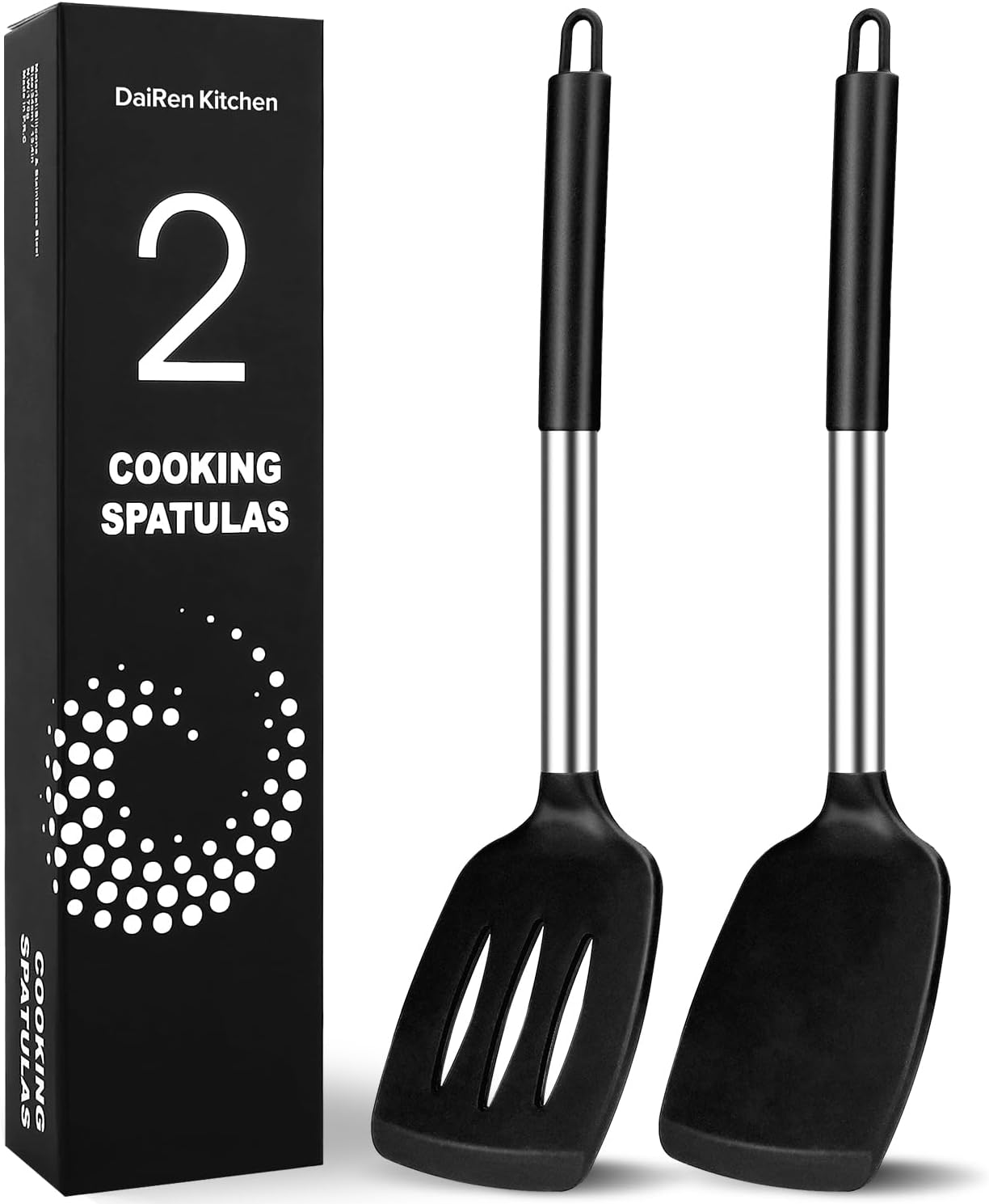 2-Pack Heat-Resistant Silicone Spatulas | BPA-Free Non-Stick Utensils 2-Pack Heat-Resistant Silicone Spatulas | BPA-Free Non-Stick Utensils