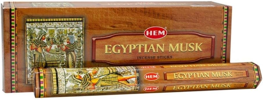 Egyptian Musk - Box of Six 20 Gram Tubes - HEM Incense