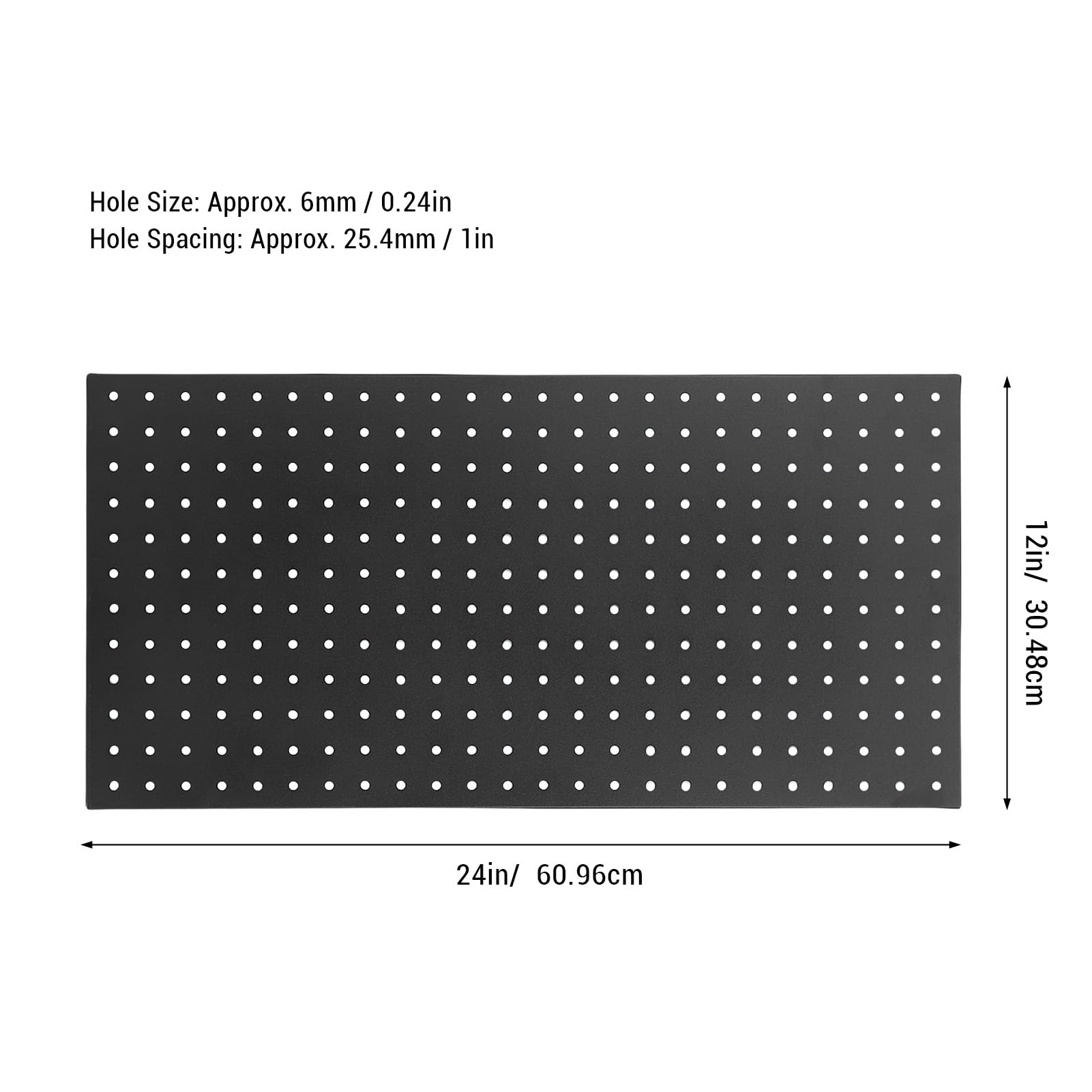 Gonetre Paneles de Pared de Tablero Perforado de Metal, Kit Organizador de Almacenamiento de Herramientas Modular Resistente para Garaje, Taller, Cuarto de Servicio, Acero con