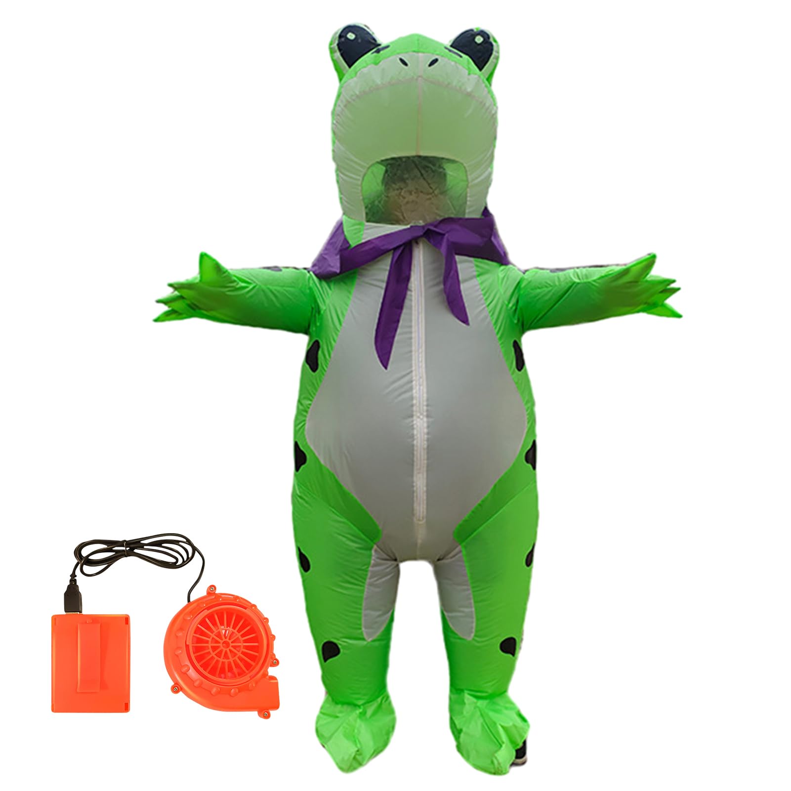 Żaba w kostiumie na Halloween,Żaba w kostiumie na Halloween wodoodporny | Kostium dmuchanego powietrza Dla mężczyzn kobiety dorosły Halloween Christmas Party Cosplay wysadzić nadmuchi