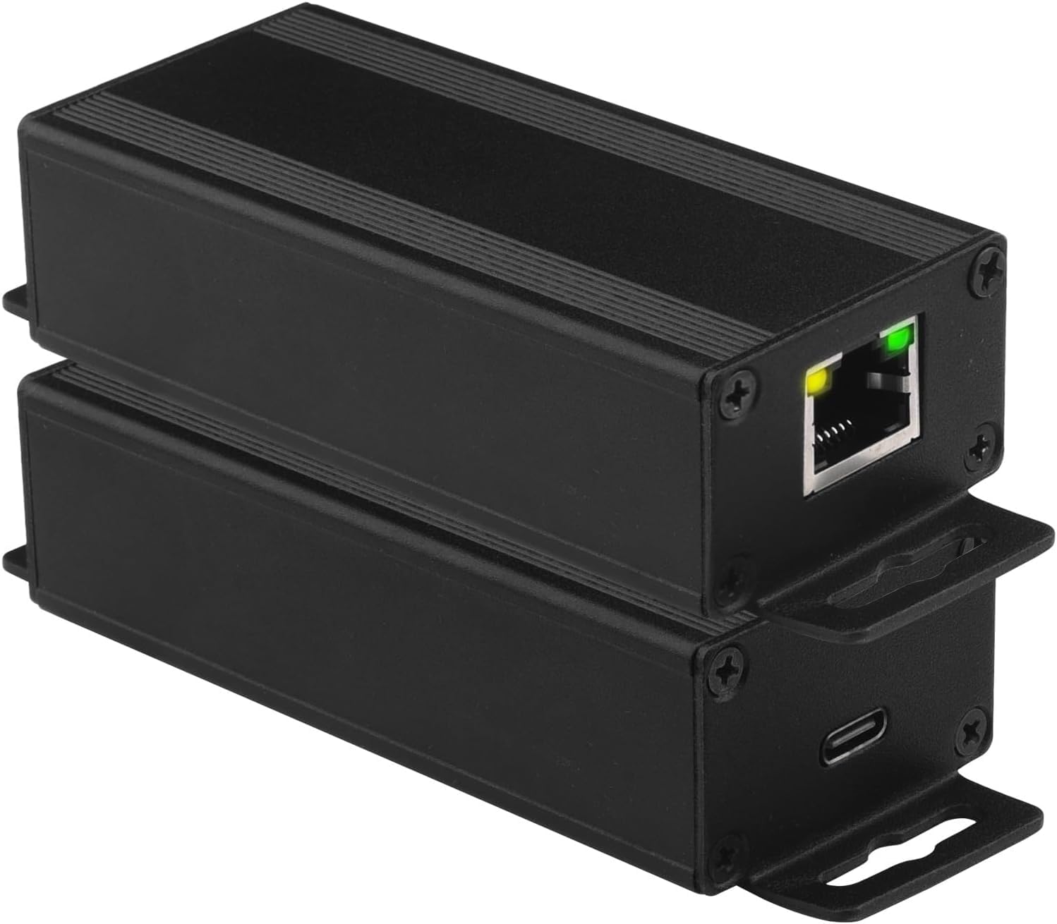 Injecteur PoE Gigabit 90 W, 802.3af/at/bt PoE+ + adaptateur standard non PoE vers PoE, Plug & Play, extension de signal de 100 mètres pour la sécurité/les applications audio commerciales/IoT