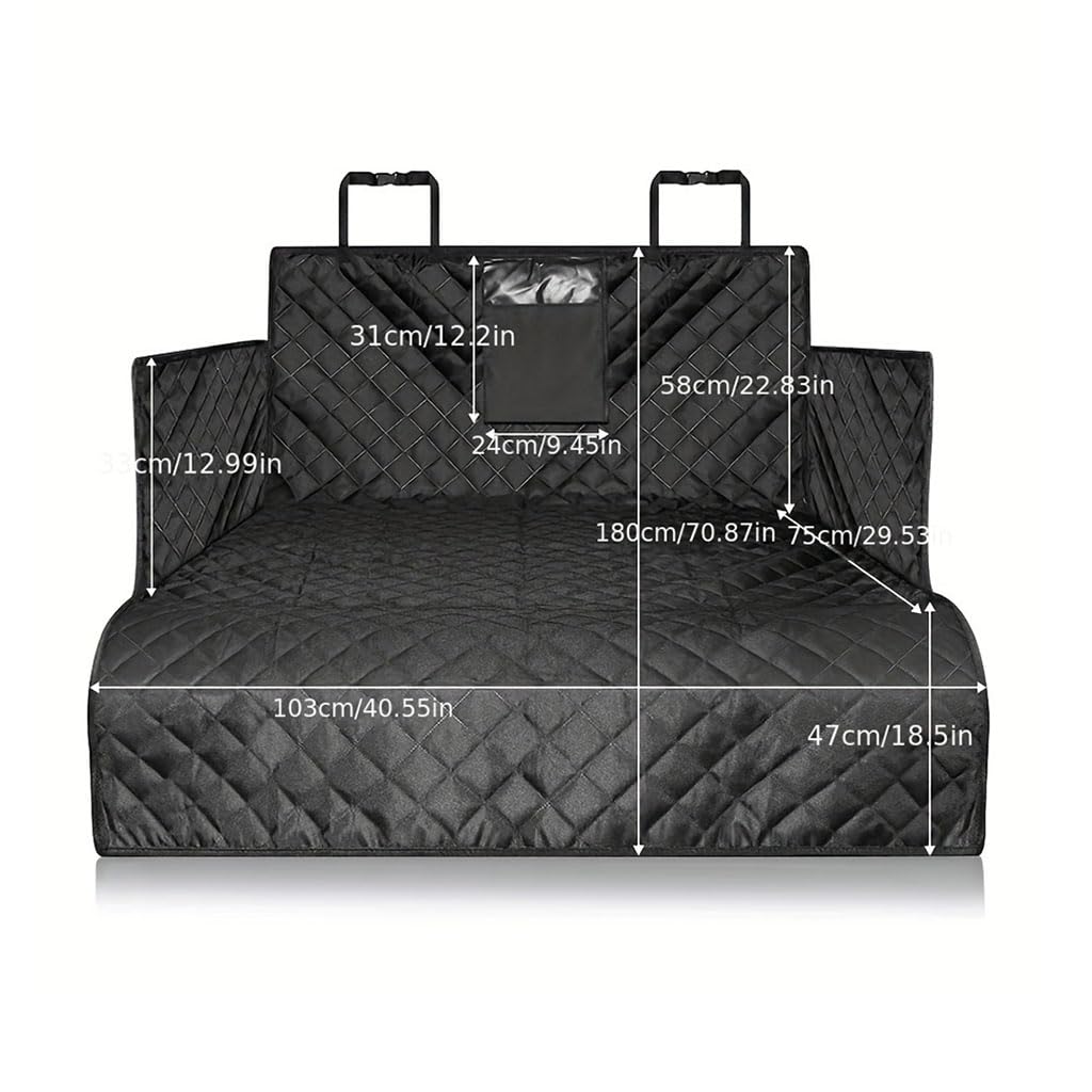 Funda Maletero Coche Perro para GMC Envoy | Impermeable Antideslizante Funda Perro Maletero Protector Accesorio Viaje,D