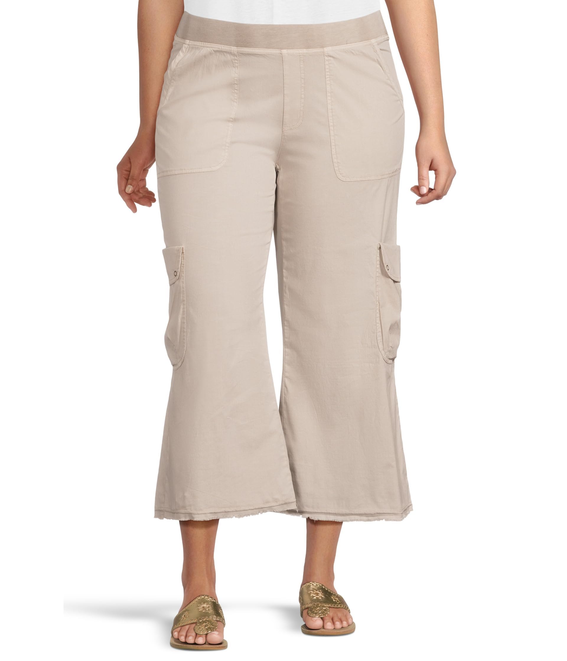 XCVI Womens Femke Cargo Crop