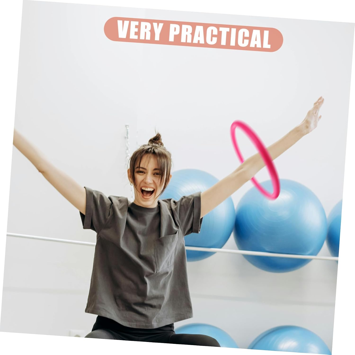 Arm Hoop Weighted Fitness Equipment for Women Forearm Workout Yoga Accessories Comfortable Arm Weights