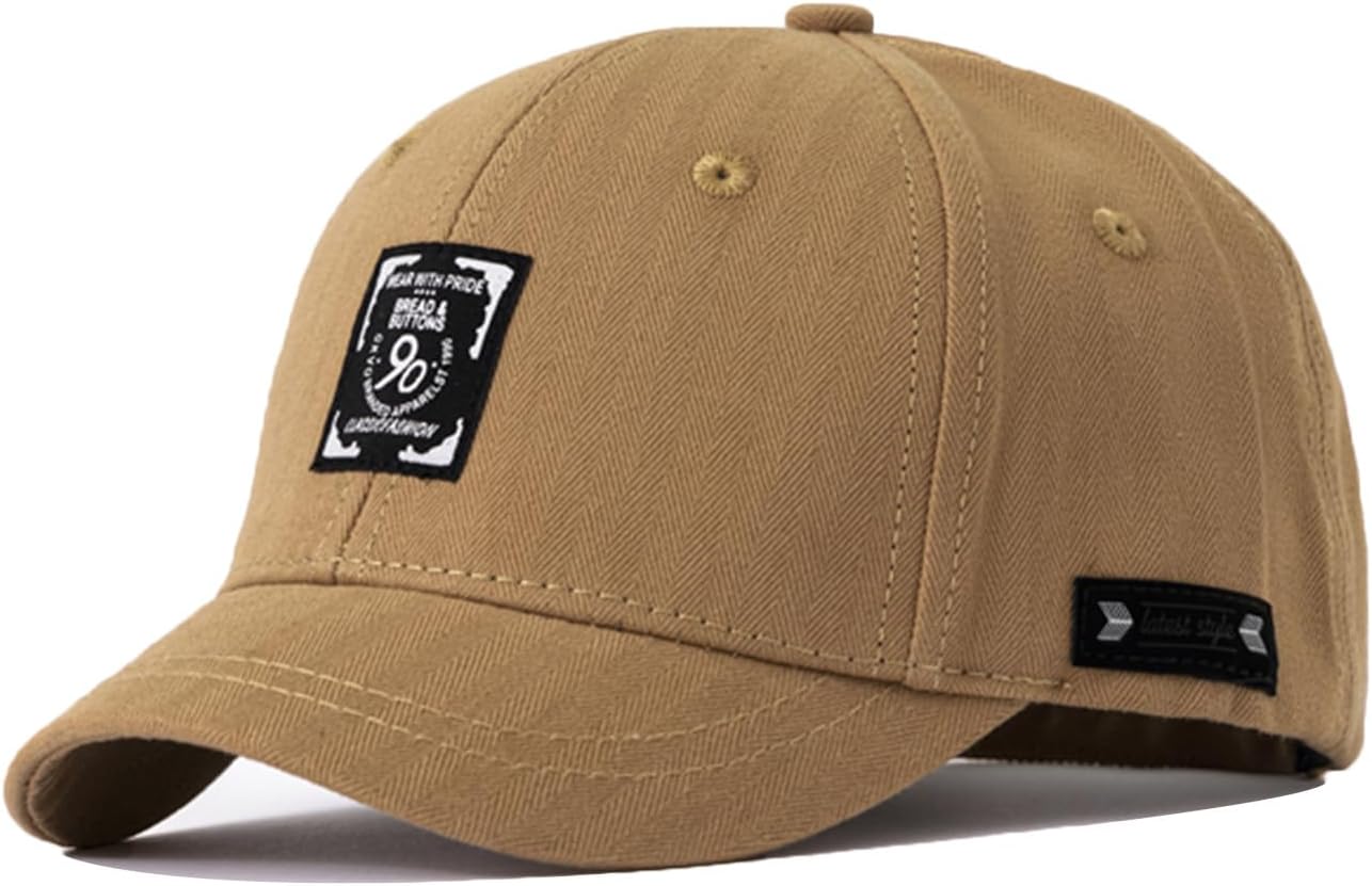 5cm Short Brim Baseball Caps Mens Original Patch Hardtop Cotton Snapback Cap Women Athletic Short Bill Umpire Hats Q2422