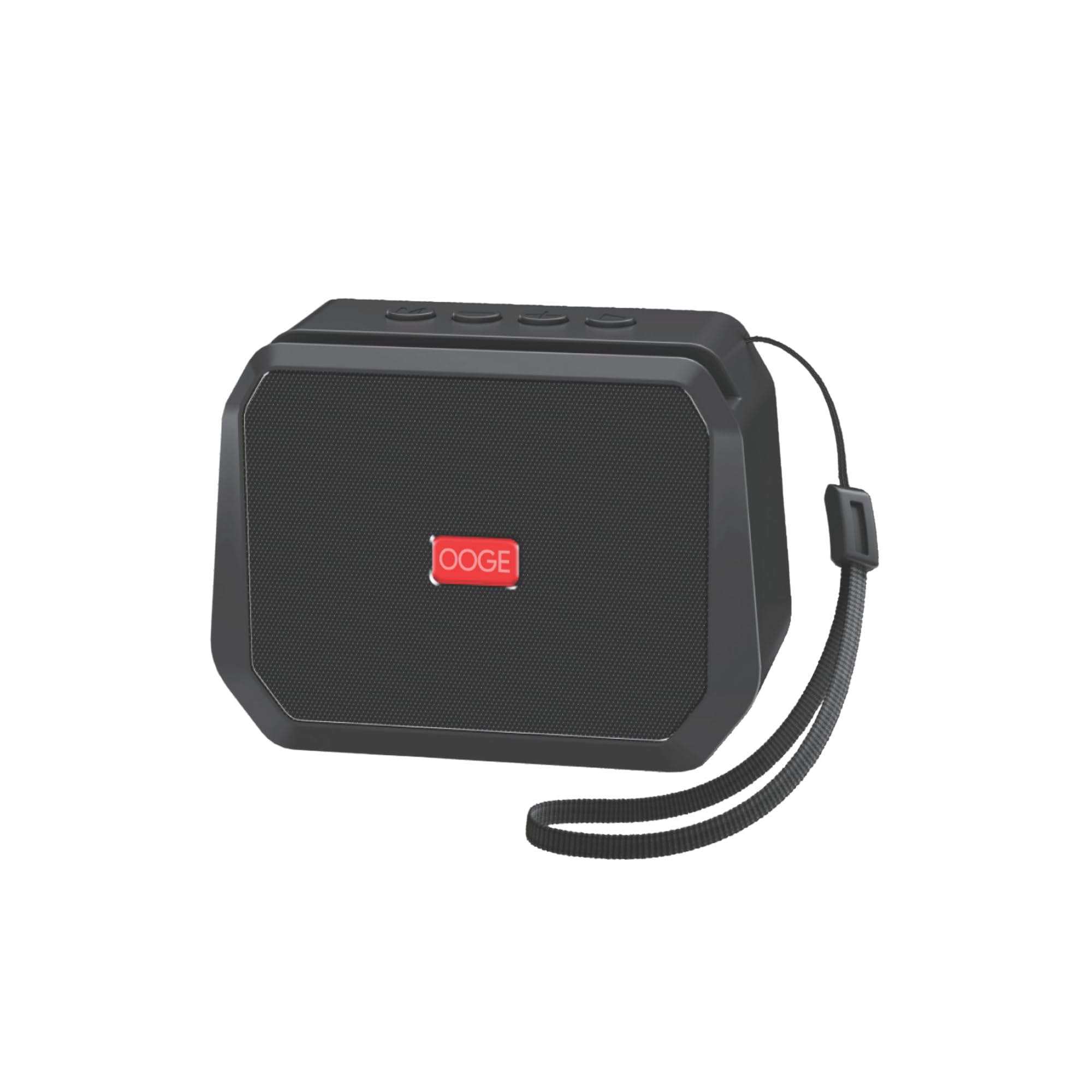 OOGE Vibebox 2000 Bluetooth Speaker | 5W Wireless Speaker with HiFi Sound | Heavy Bass | USB & Type-C Charging | Micro SD Card Slot | Bluetooth 5.3 | 10M Range | 800mAh Battery | Black