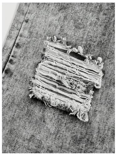 GORGLITTER Girl's Baggy Jeans Wide Leg Ripped High Elastic Waisted Denim Pants Cute Y2K Summer Trousers Streetwear4