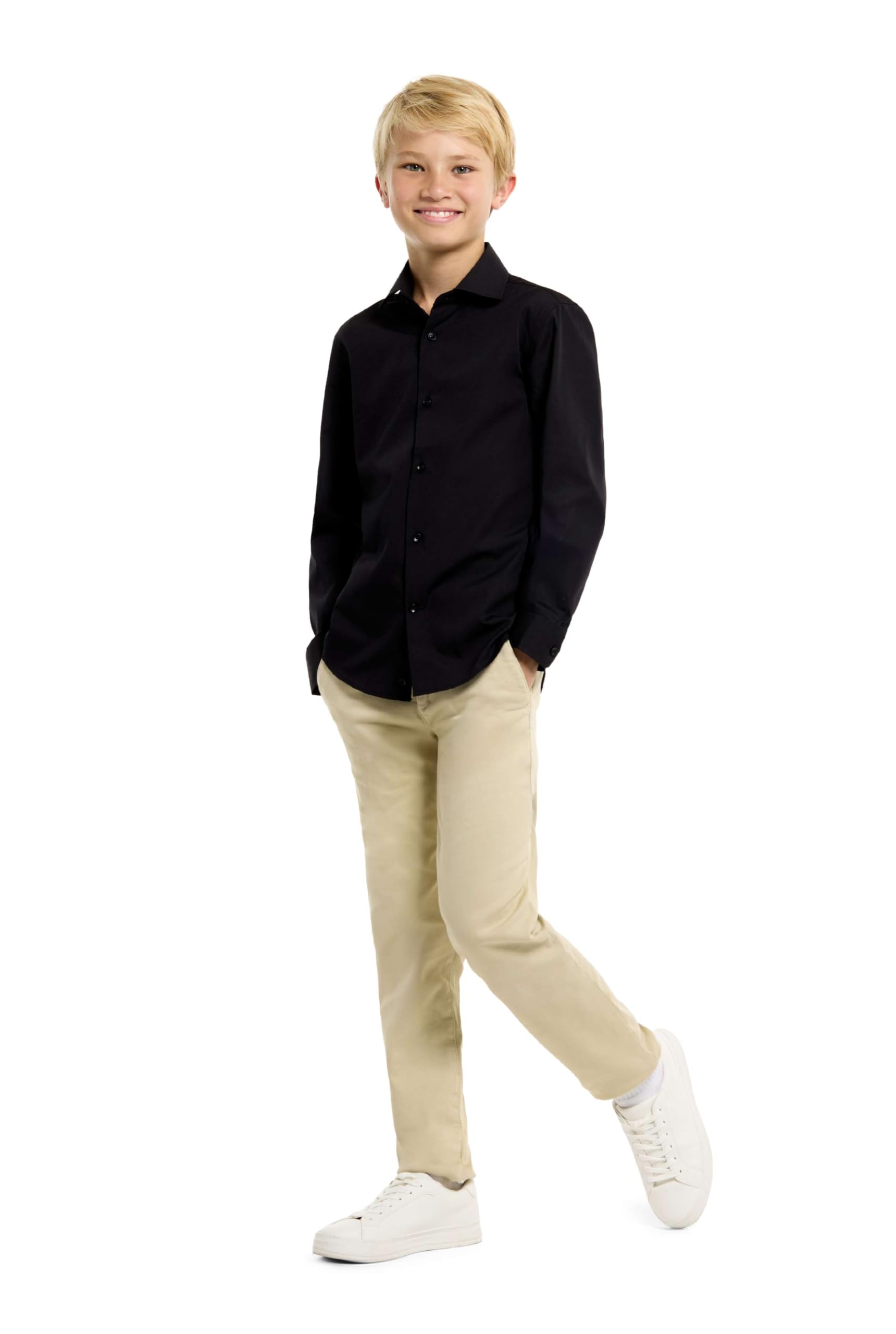 OppoSuits Camicia per ragazzi adolescenti - Camicia con bottoni - vestibilità aderente