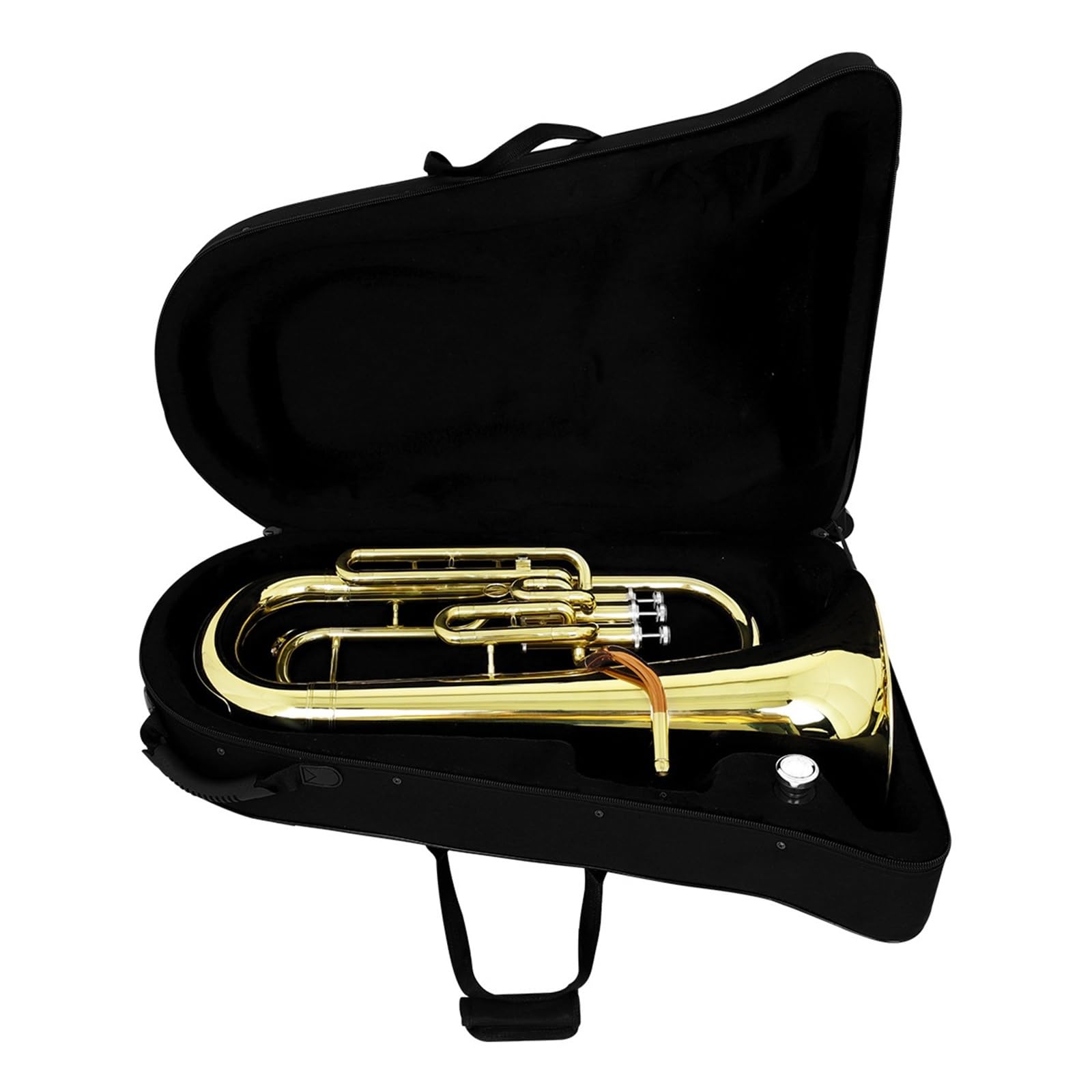 Eufonium Z Brązu Fosforowego Mosiądz B Flat Trzyklawiszowy Profesjonalny Instrument Pionowy