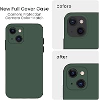 Vista 296 de FireNova Designed for iPhone 13 Pro Max Case, Silicone [Camera Protection] Phone Case with [2 Screen Protectors], Soft Anti-Scratch Microfiber Deep