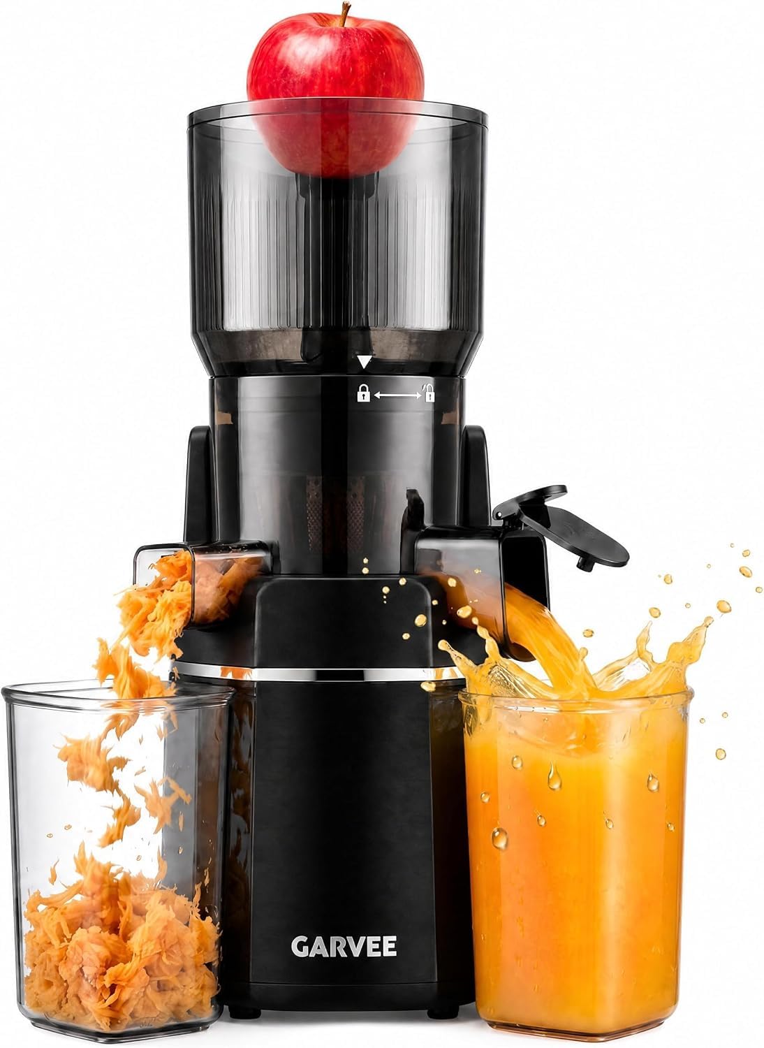 GarveeHome Estrattore di succo Slow Juicer, 250 W, spremuto a freddo, per