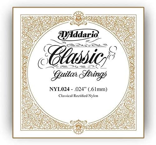 Miniatura 3 de D 'Addario NYL028rectified Nylon Guitarra Clásica Única Cadena, .028