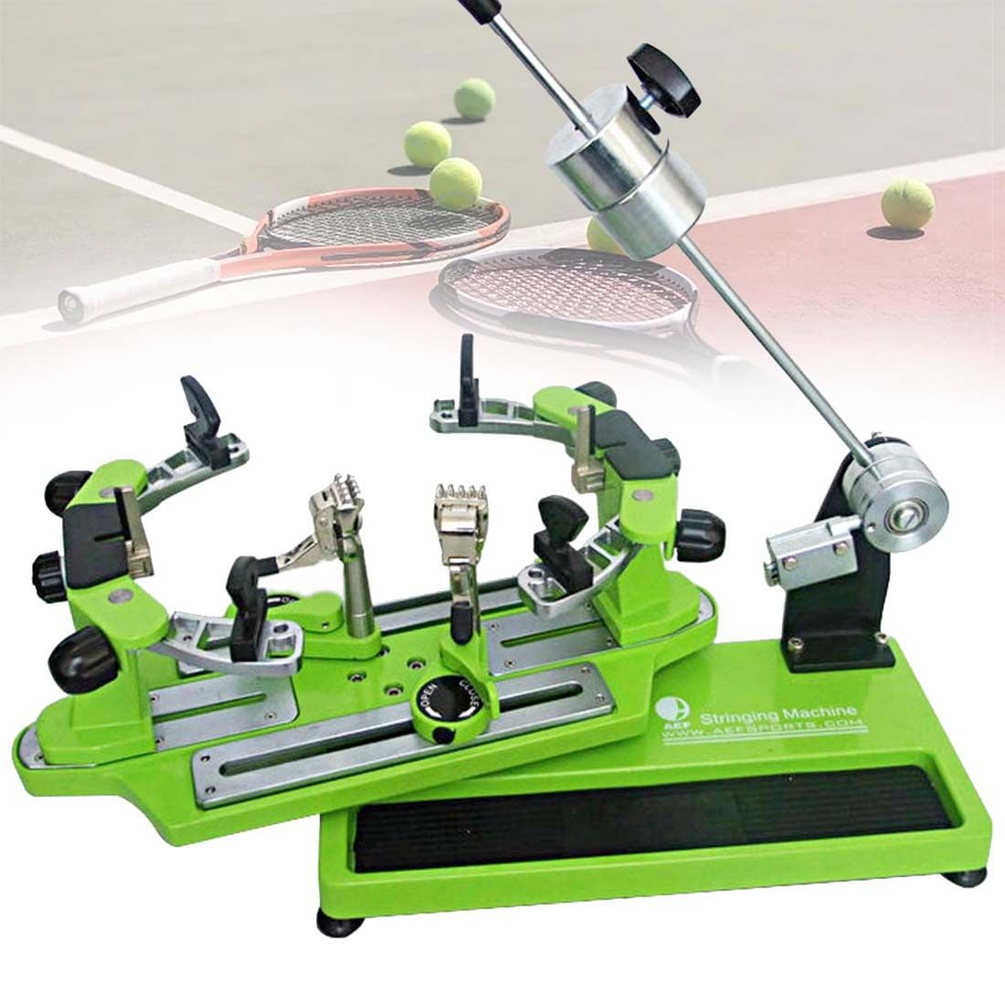 JXYQ Manual Tabletop Tennis Stringing Machine, Badminton Squash Racket Stringer with Tools & Accessories - Portable Stringing Tool