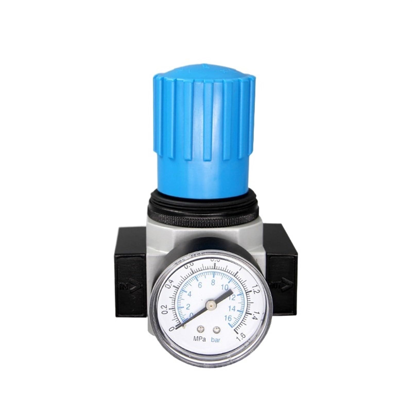 JNURGWLYH Air Pump High Pressure Regulator Valve LR Air Compressor Regulator Valve Precision Pneumatic Pressure Relief Valve LR(LR-MIDI-02)
