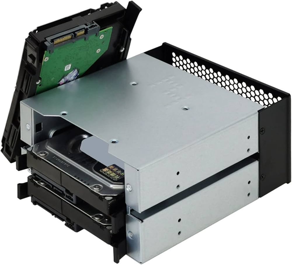 Amazon | Gkikirty 3.5インチHDDケージラック ハードドライバトレイ