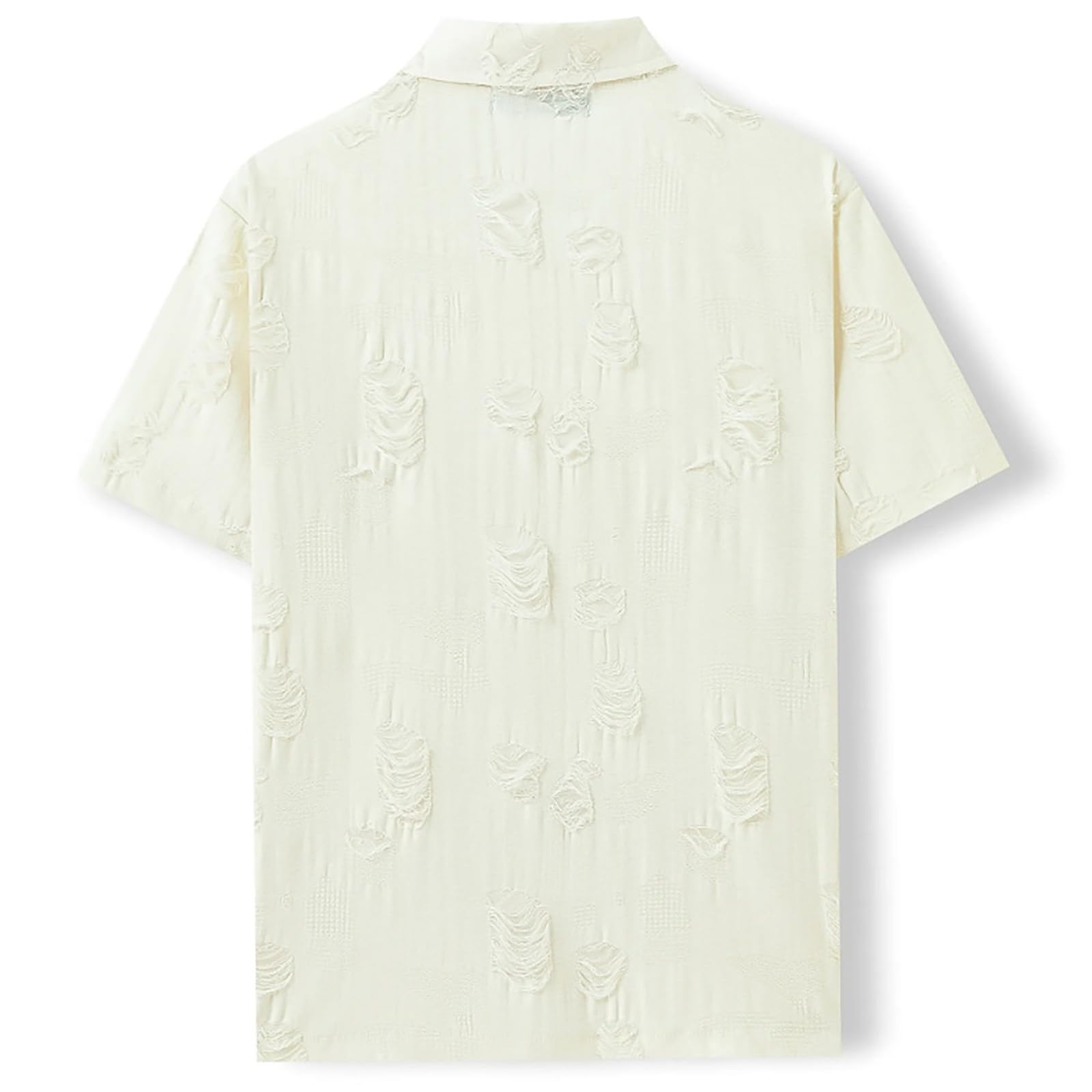 WINWUQB - Camisas de manga corta para hombre, para verano, playa, vacaciones, ajuste regular, casual, con botones, camisa clásica hawaiana