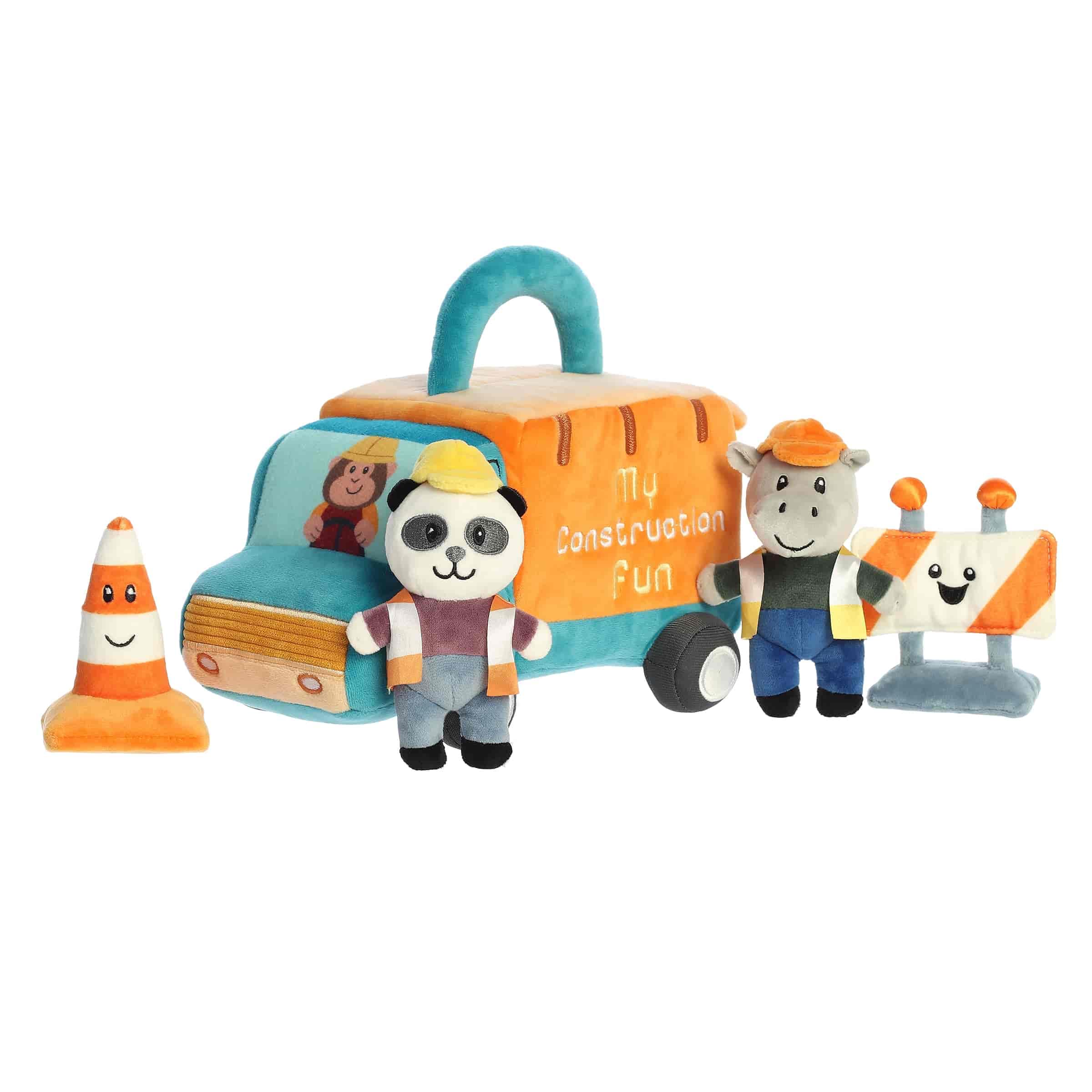Aurora Engaging Baby Talk My Construction Fun - Un divertente set da gioco per coinvolgimento sensoriale e gioco - per neonati e nuovi genitori - Multicolore 22,9 cm
