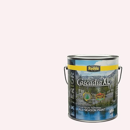 Vista 102 de Rodda Paint CASCADIA ZERO - Pintura satinada e imprimación para interiores en uno, 1 galón, pizarra