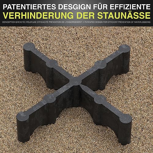 INNONEXXT Haut de gamme Entretoises | 1 mm, 200 pièces, 60 x 45 mm | Plaques de calage, entretoises, plaques en plastique, blocs, plaquettes de compensation, cales | Résistant aux intempéries