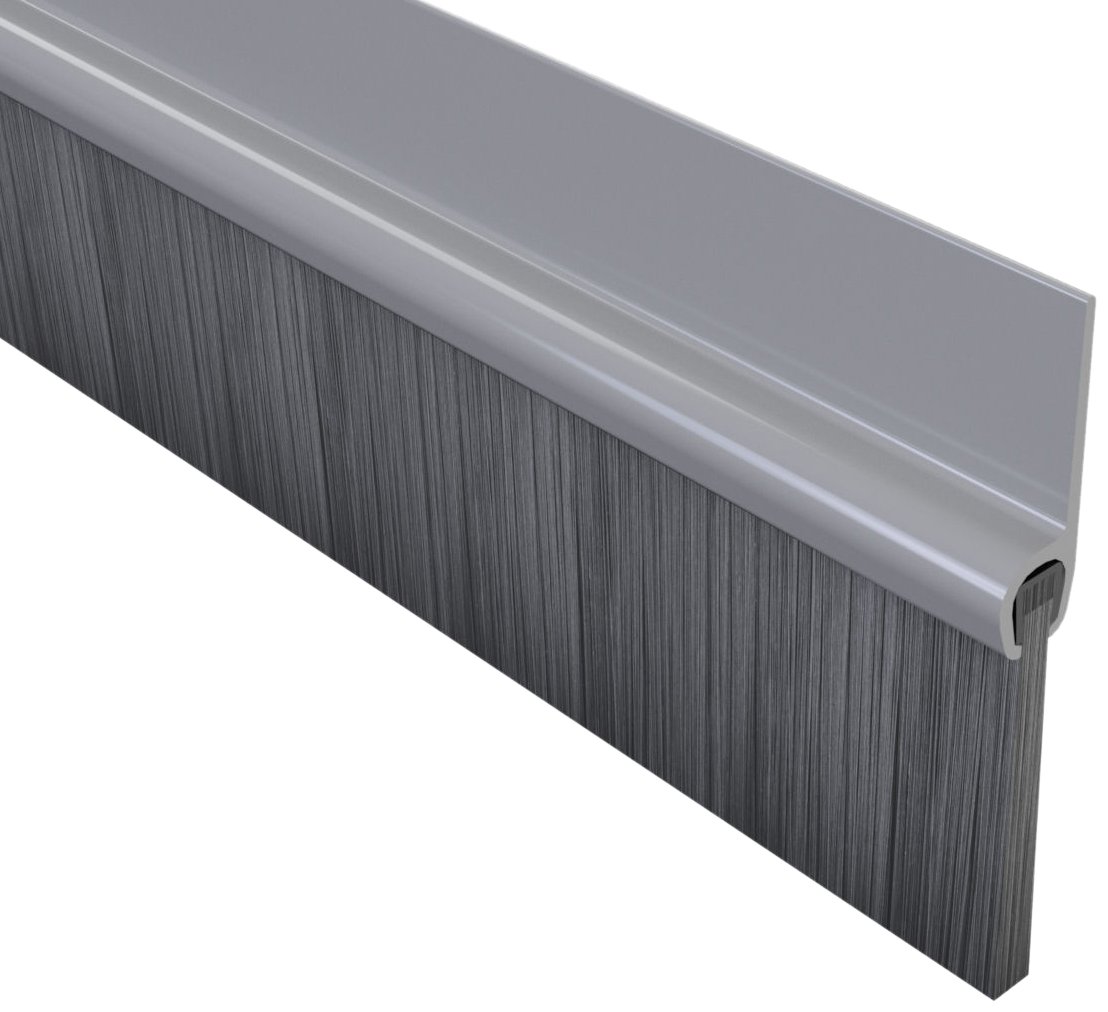 STORMGUARD 02SR6641000GR 1 m Self Adhesive BDS Bottom of The Door Brush Seal - Grey