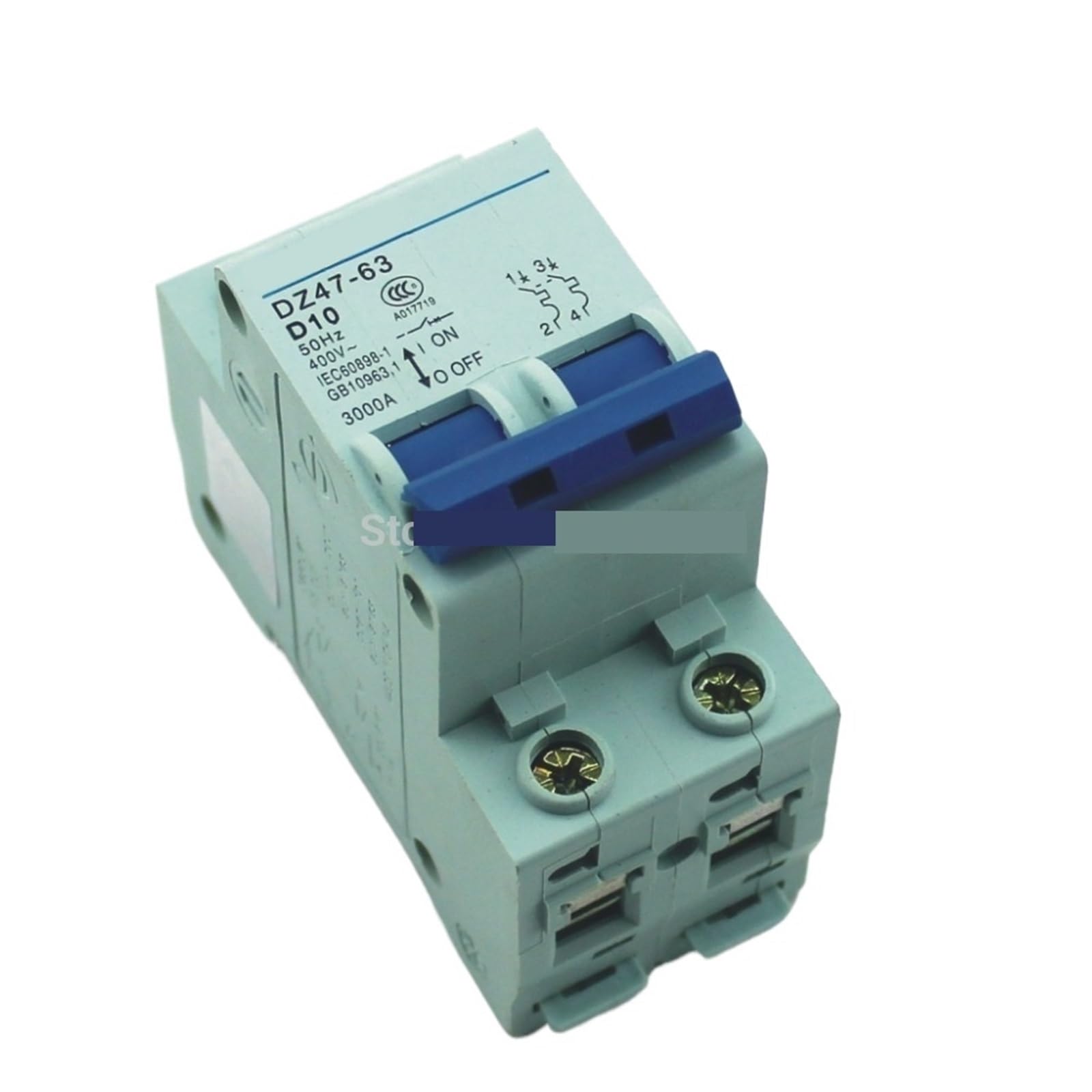 VSPPJYFG 2P 10A D Type 240V/415V 50HZ/60HZ Circuit Breaker MCB Breaker 1Pcs