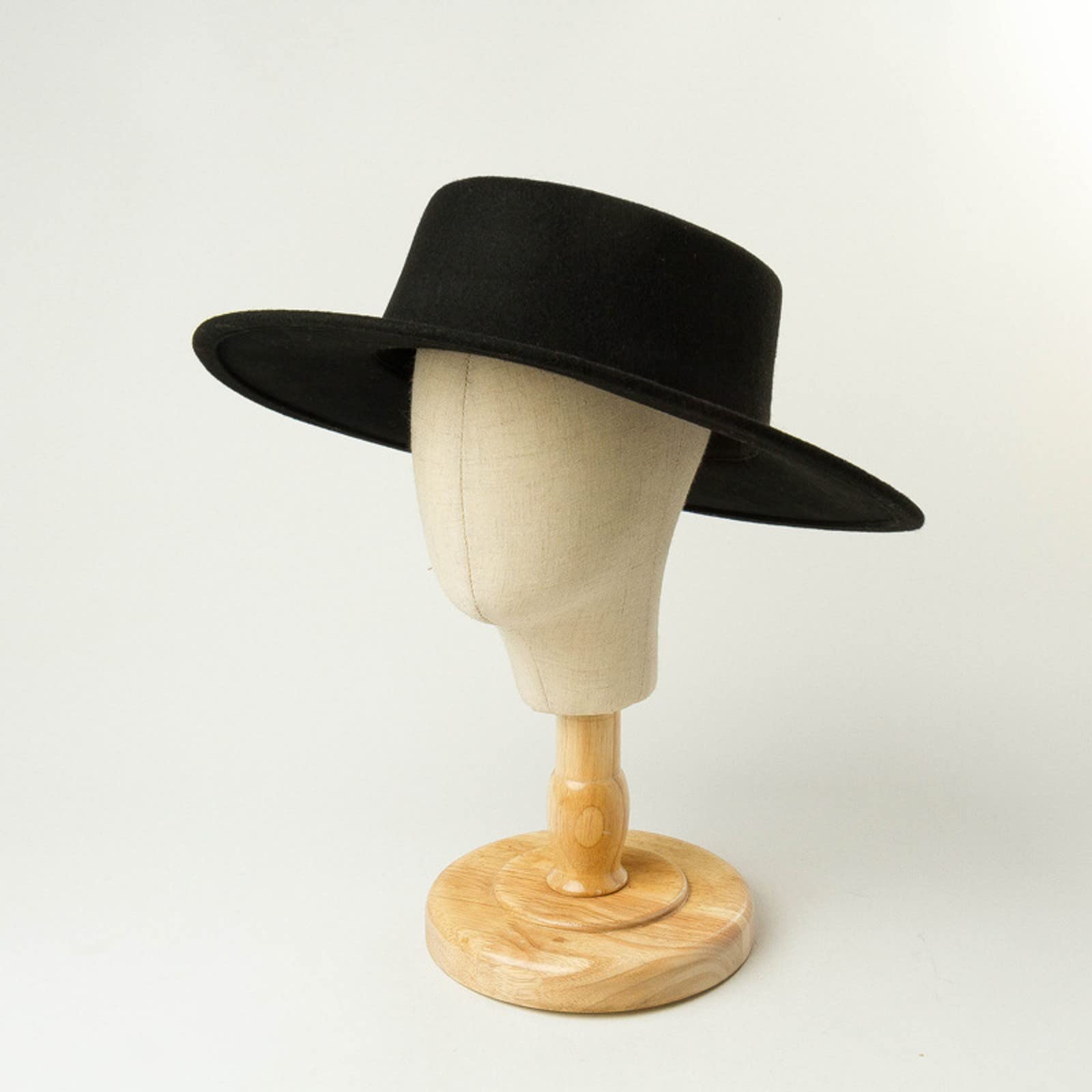 Panama Chapeau Cowboy Femmes Hommes Plate en Feutre Chapeaux Fedora et Trilby Homme Femme de Mariage Cérémonie Fête Spectacle Bob Chapeau Soleil Casquettes, Bonnets et Chapeaux Western Country Anti UV