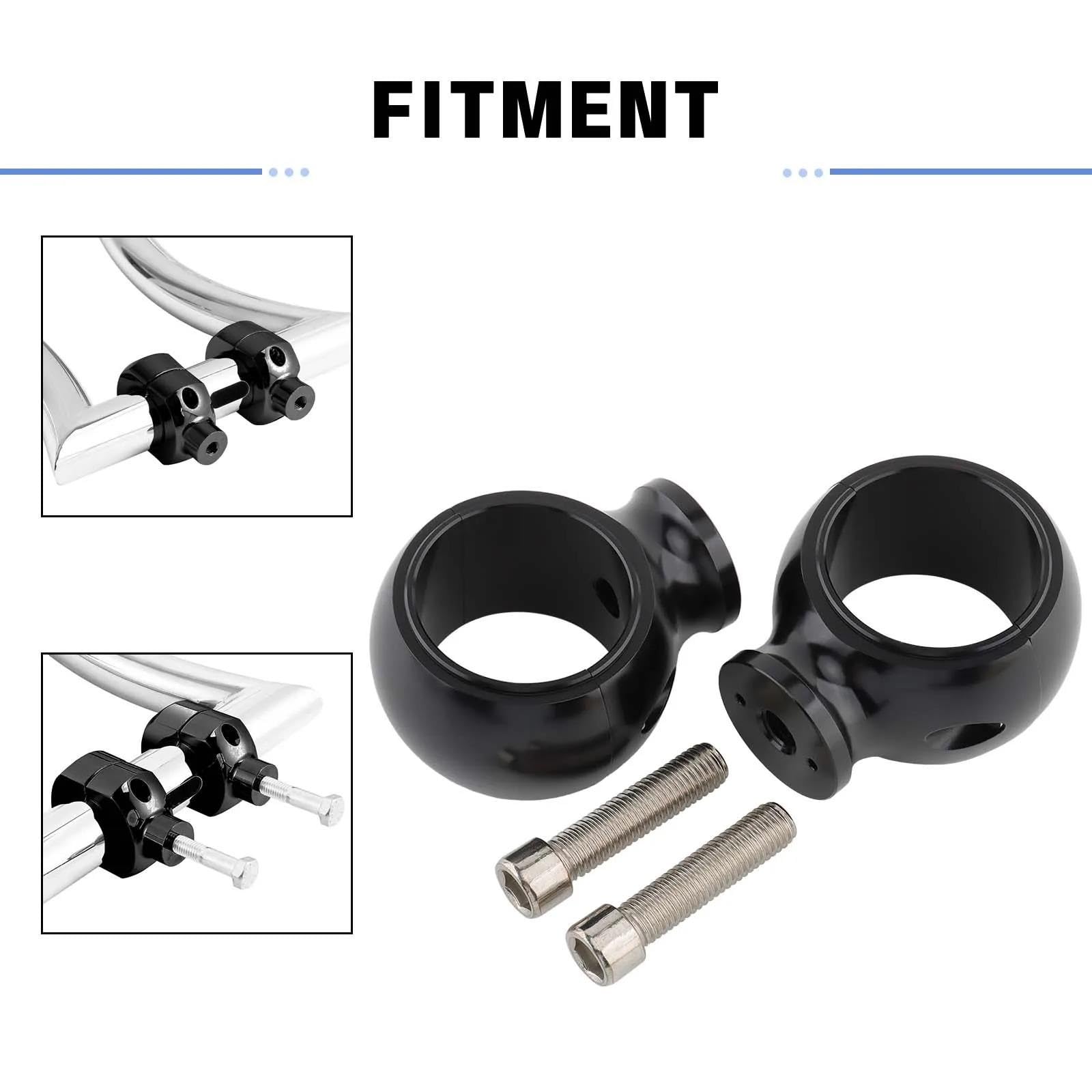 Amazon.co.jp: 50.8MM 2 インチ ハンドルバー ライザー クランプ