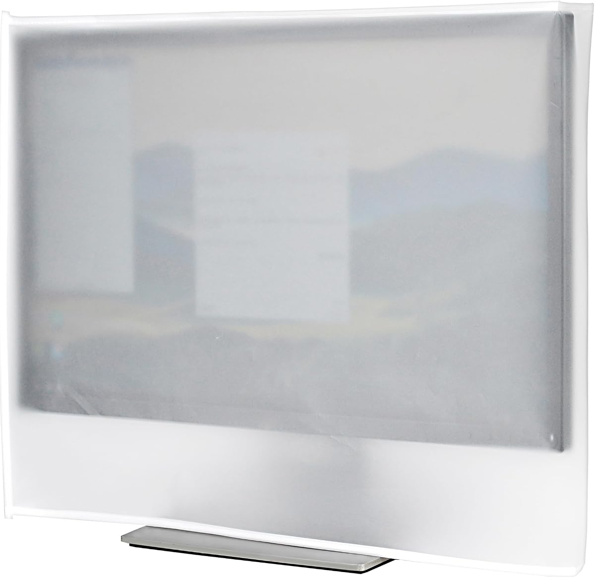 Monitor Dust Cover, LCD/LED HD Antistatic Vinyl Flat-Screen Computer Monitor Water Proof Protective Case Compatible with 24" iMac Desktop and Accessories(24W x18H x3D)