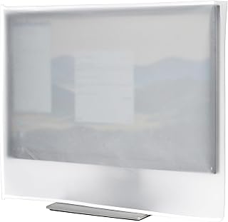 Monitor Dust Cover, LED/LCD Antistatic Vinyl Flat-Screen Computer Monitor Water Proof Protective Case By SZBRO -27W x18H in