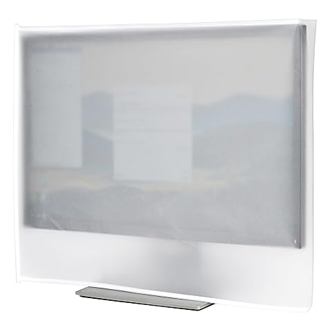 Monitor Dust Cover LCD LED HD Antistatic Vinyl Flat-Screen Computer Monitor Water Proof Protective Case Compatible with 24
