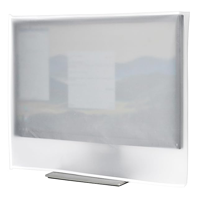Monitor Dust Cover LCD LED HD Antistatic Vinyl Flat-Screen Computer Monitor Water Proof Protective Case Compatible with 24