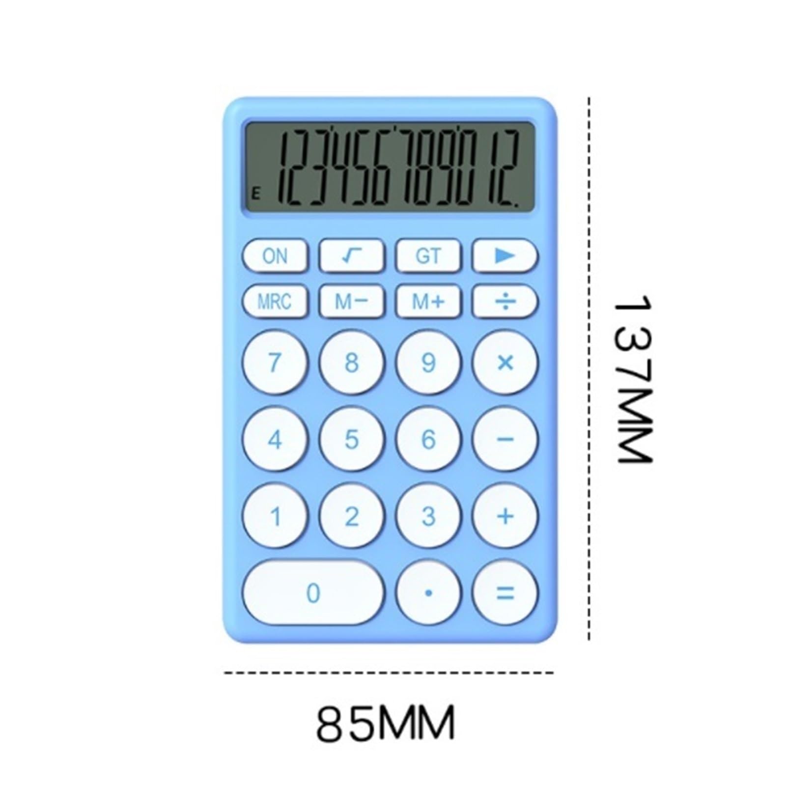 Calculatrice Calculatrice Multifonctionnelle De Base avec Affichage À 12 Chiffres for L'école Et La Famille Bureau Office(Rosa)