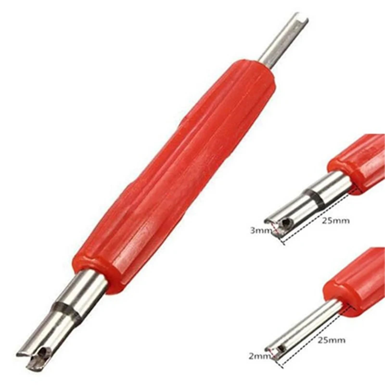 Strumento for la rimozione del nucleo della valvola con chiave 100 pezzi Parti di ricambio dello stelo pneumatico for meccanici automobilistici camion e riparazione pneumatici