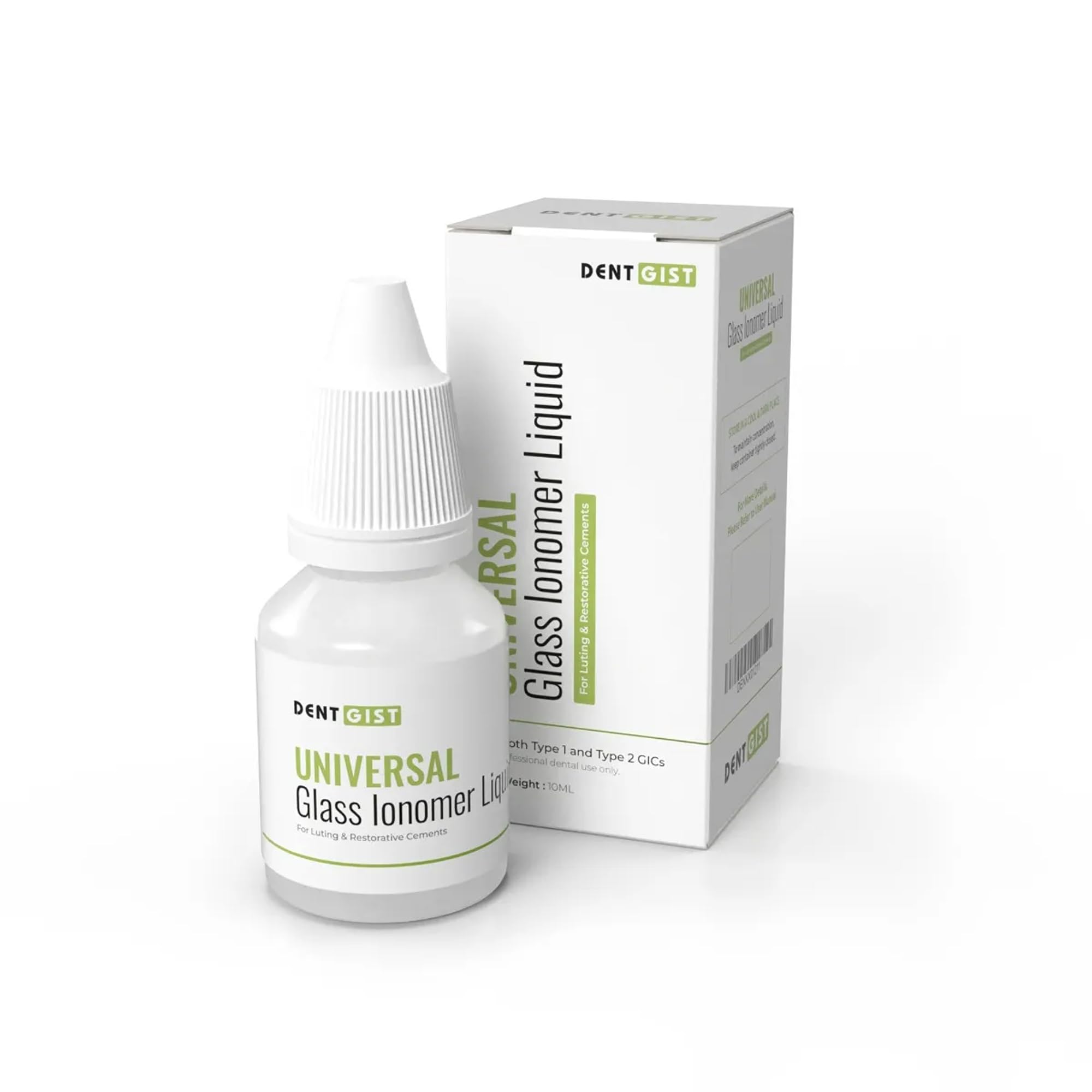 Universal Glass Ionomer Liquid | For Use with Glass Ionomer Cement Powder | Strong Bonding & Fluoride Release | Ideal for Luting, Lining & Base Applications