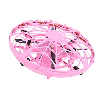 Kids Drone Toys, Mini Hand Drone Hand Controlled for Boys Girls for Entertainment (Pink)