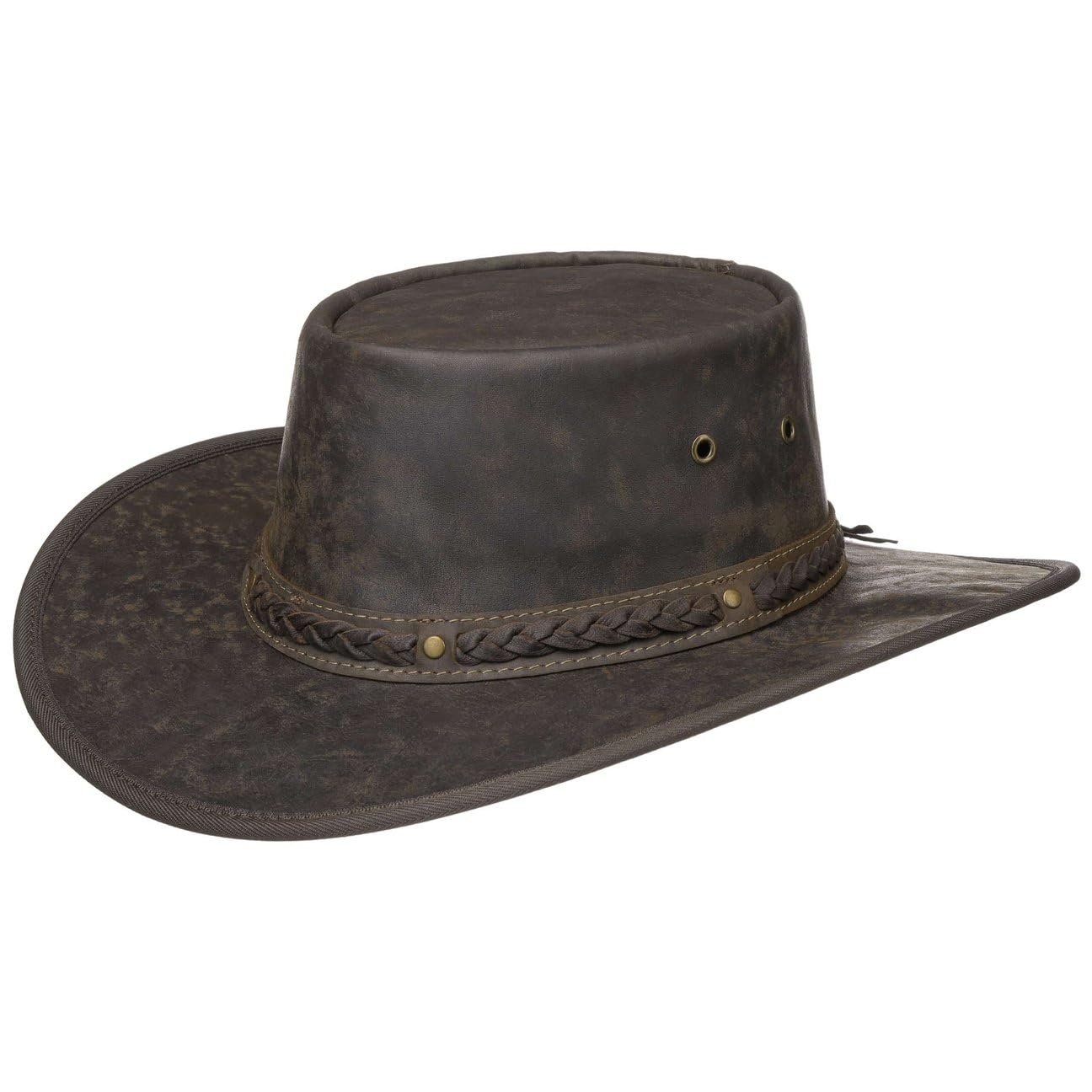 Barmah Squashy Crackle Kangaroo by Sombrero outdoorsombrero de Piel (L (58-59 cm) - marrón)