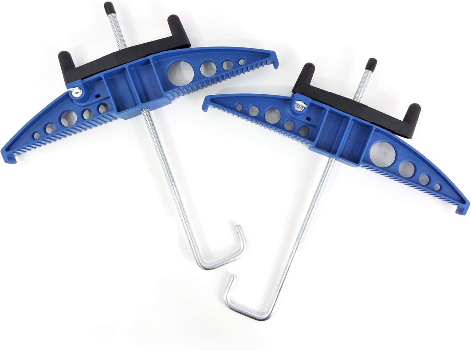 Van Ladder Clamps EasyClamps Clamp ladders Safe to roof Rack Bars up to 55mm Wide. Built in