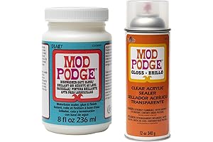 Mod Podge Dishwasher Safe Waterbased Sealer and Finish with Mod Podge Spray Acrylic Sealer